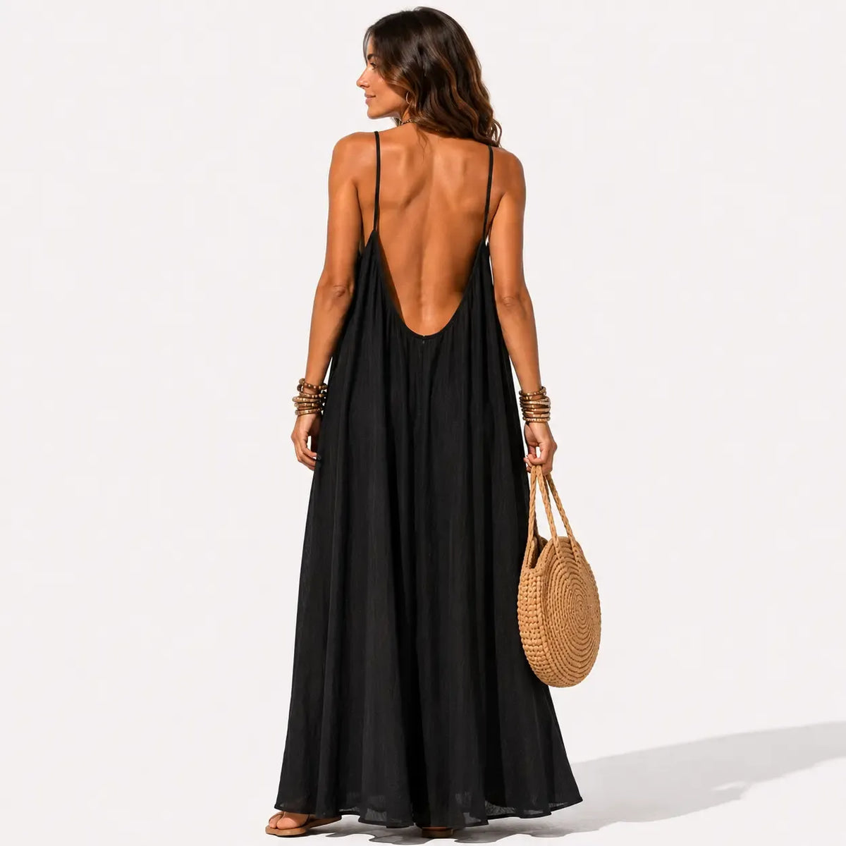 Tie maxi Dress