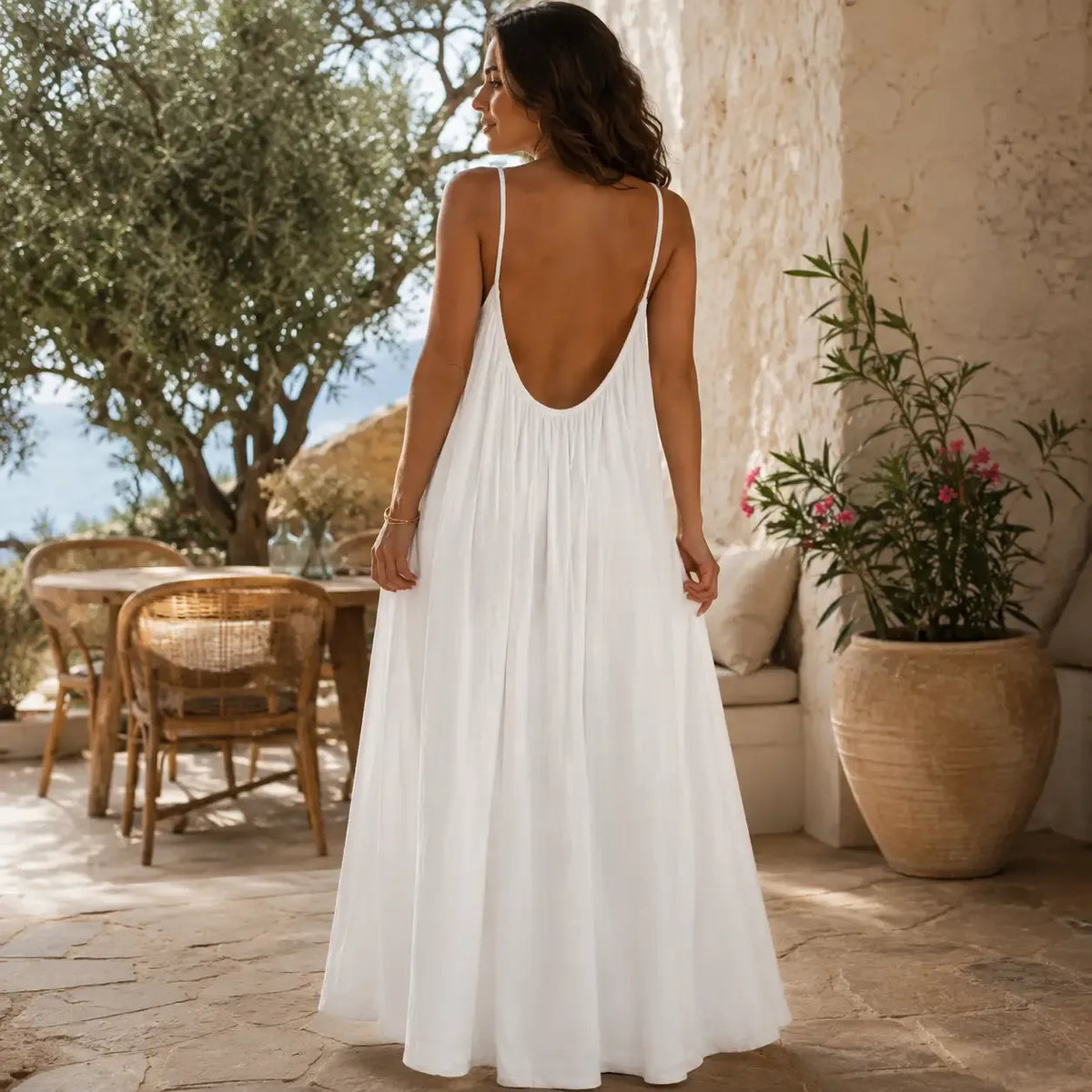 Tie maxi Dress