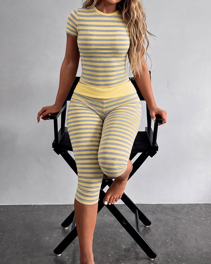 Amara Striped Set