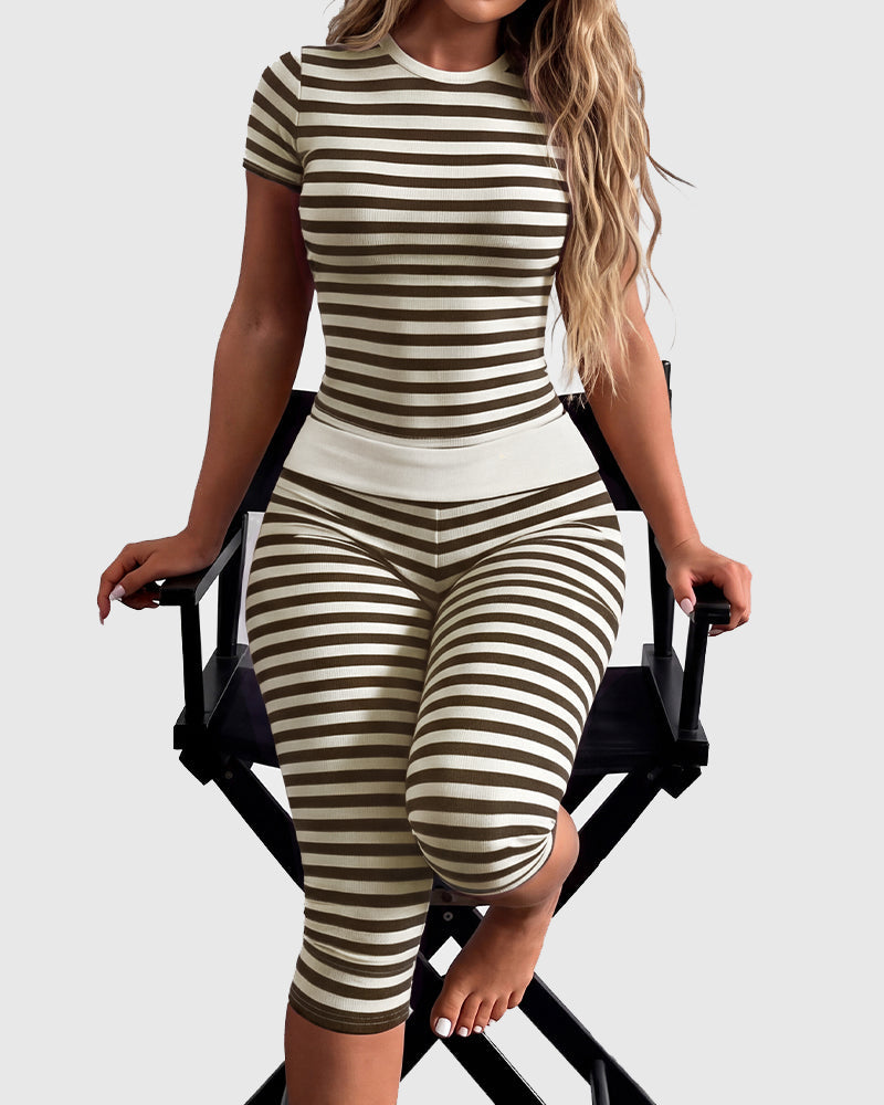 Amara Striped Set