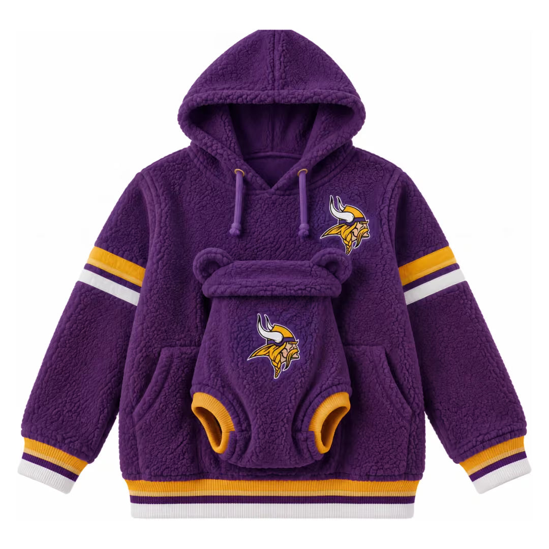 Hoodie team designs + baby outfit