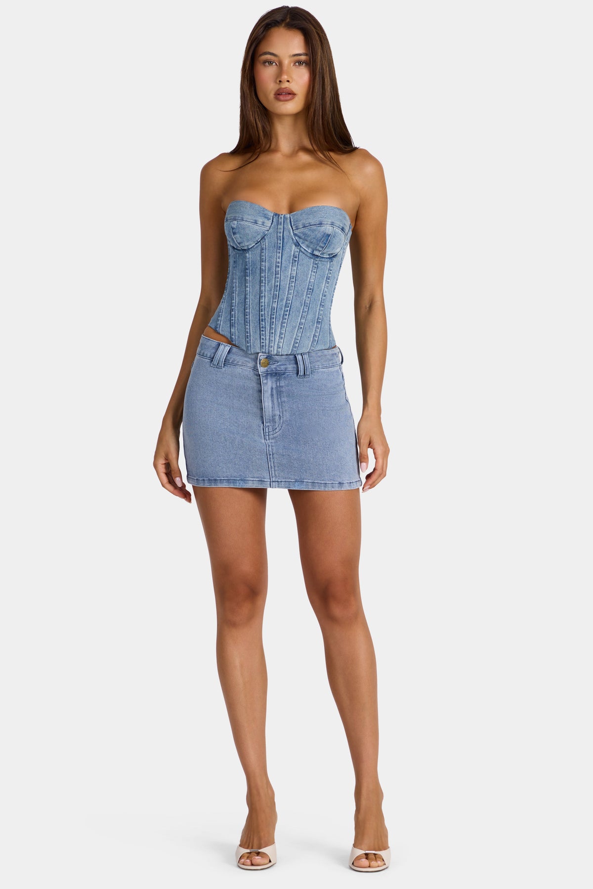 Juno Denim Mini Skirt
