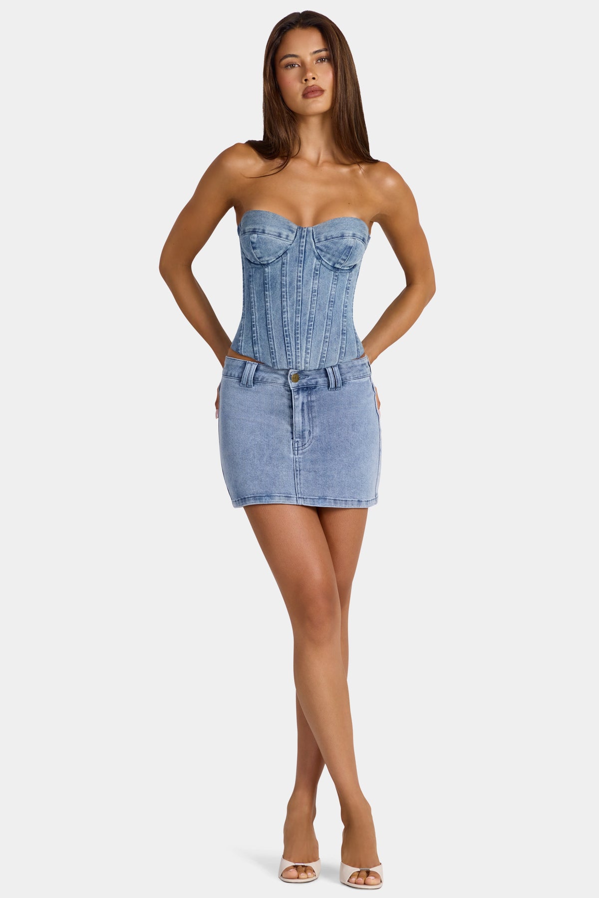 Juno Denim Mini Skirt