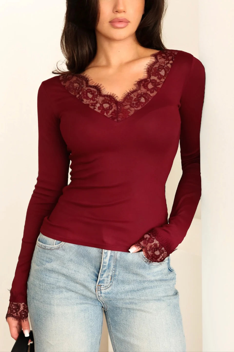 Ruby LaceTop