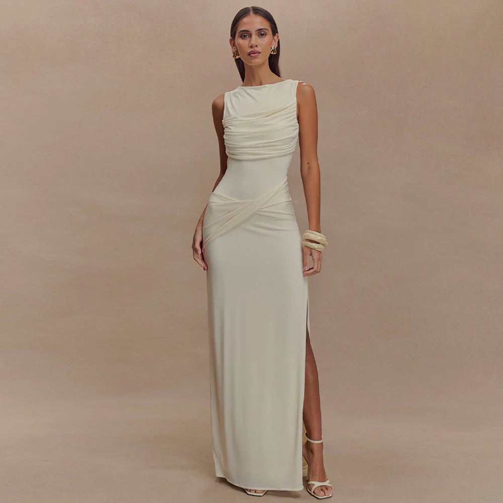 Open-Back Boat Dress