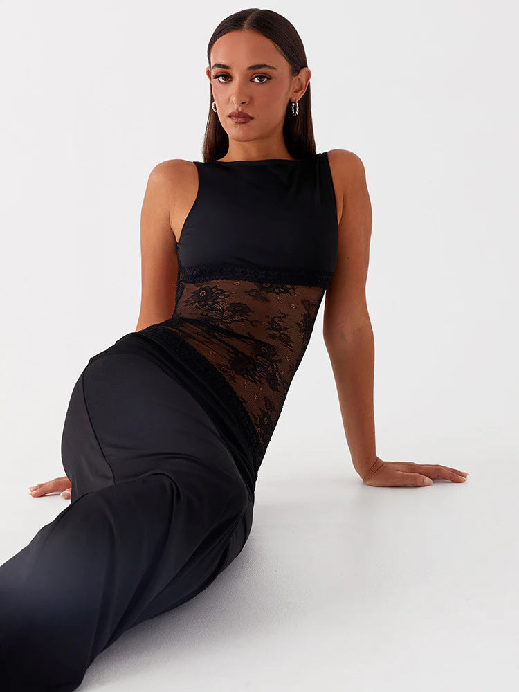 Open-Back Maxi Dress