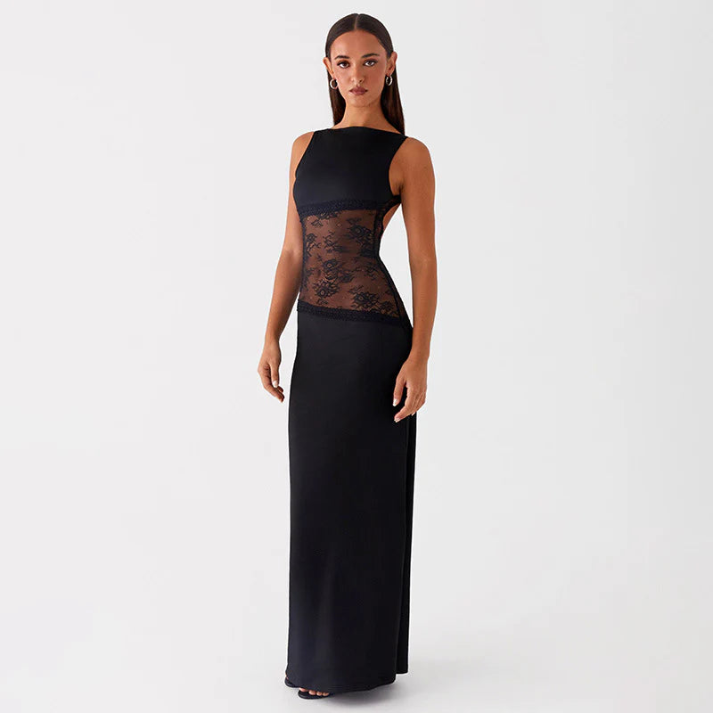 Open-Back Maxi Dress