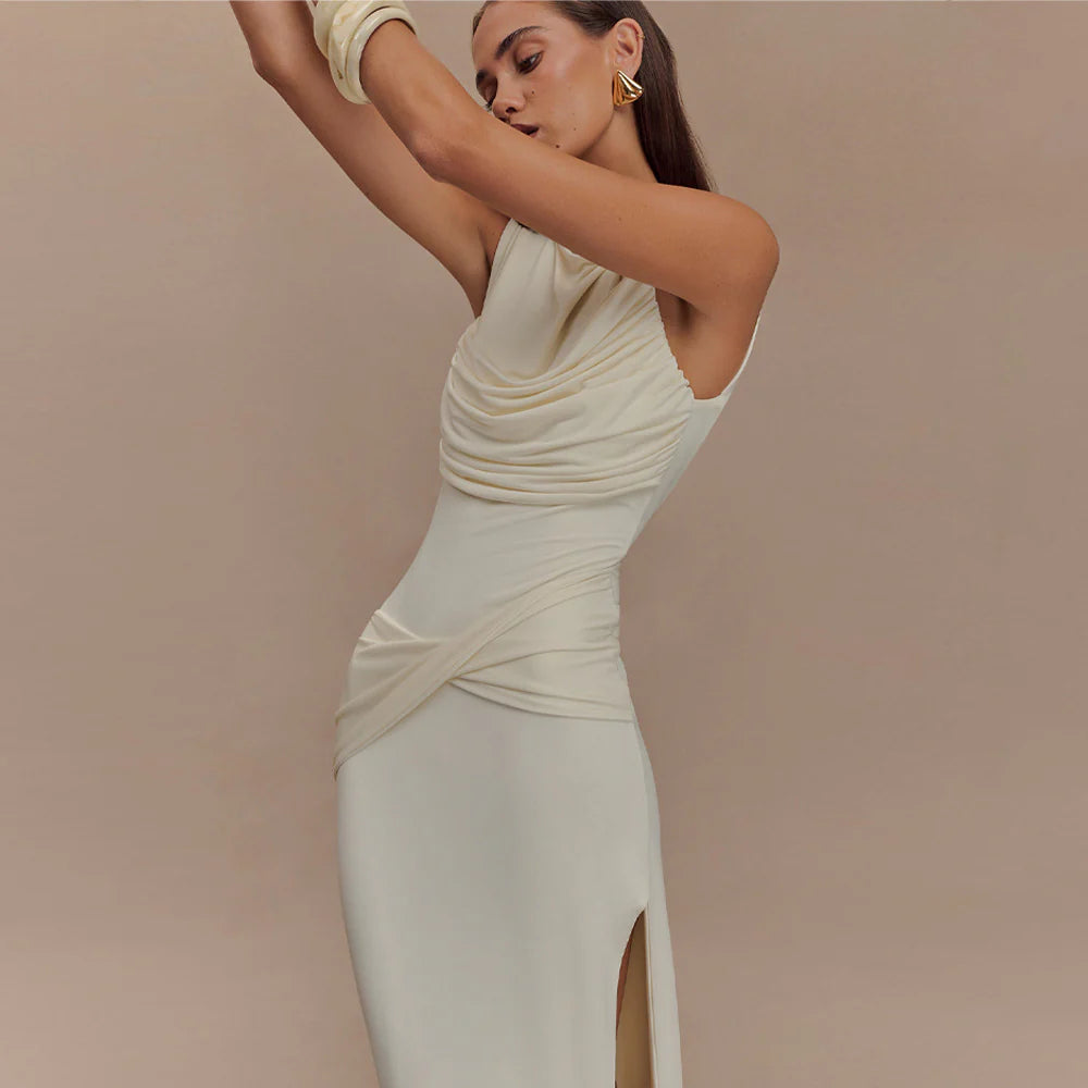 Open-Back Boat Dress