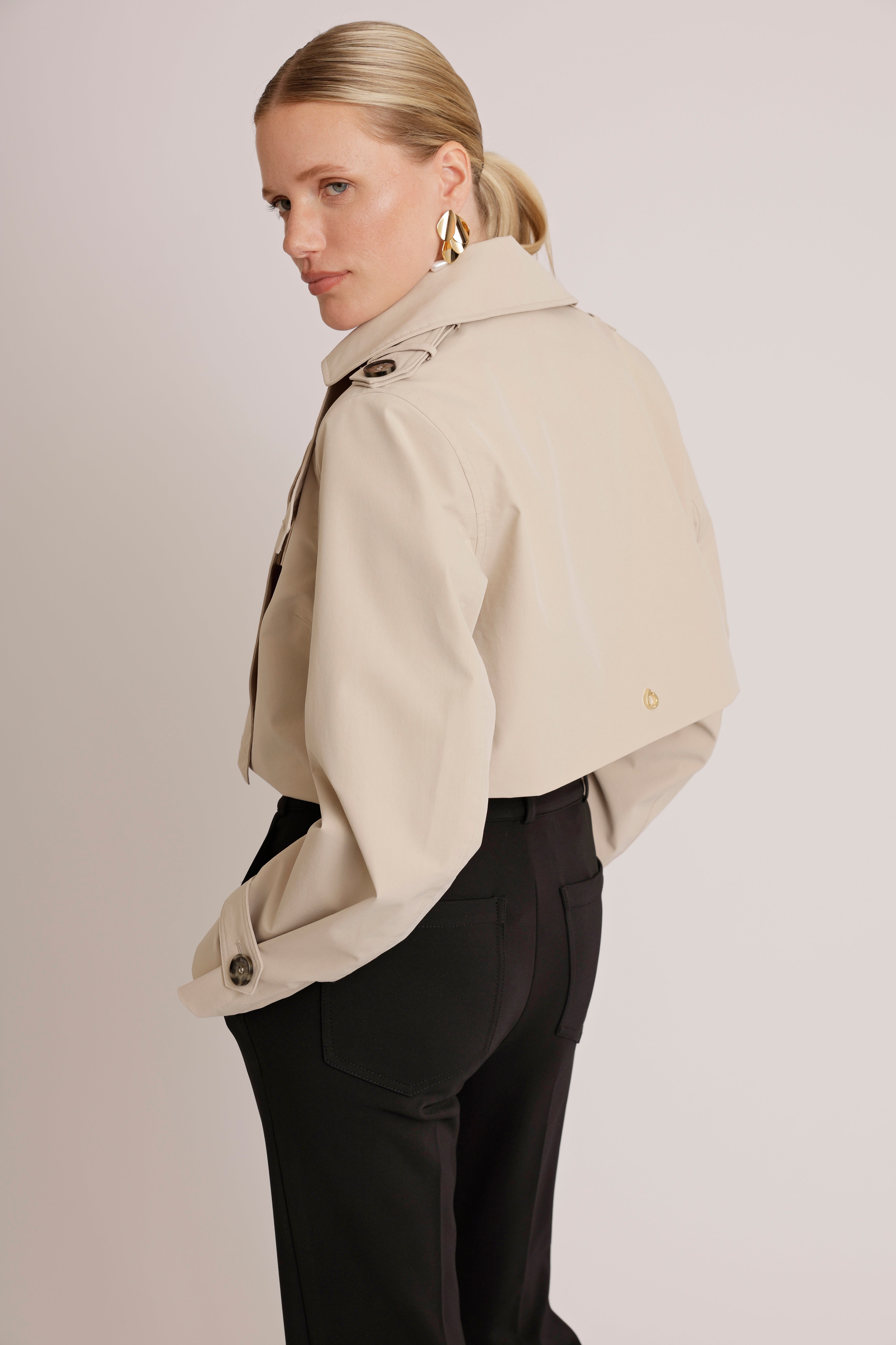 3-in-1 Trench Dress | Cream