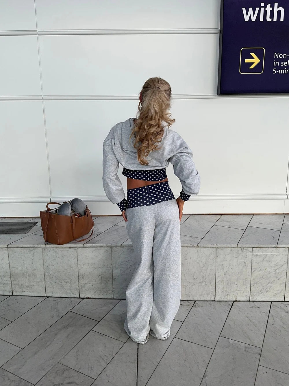May sweatpants with polka dots
