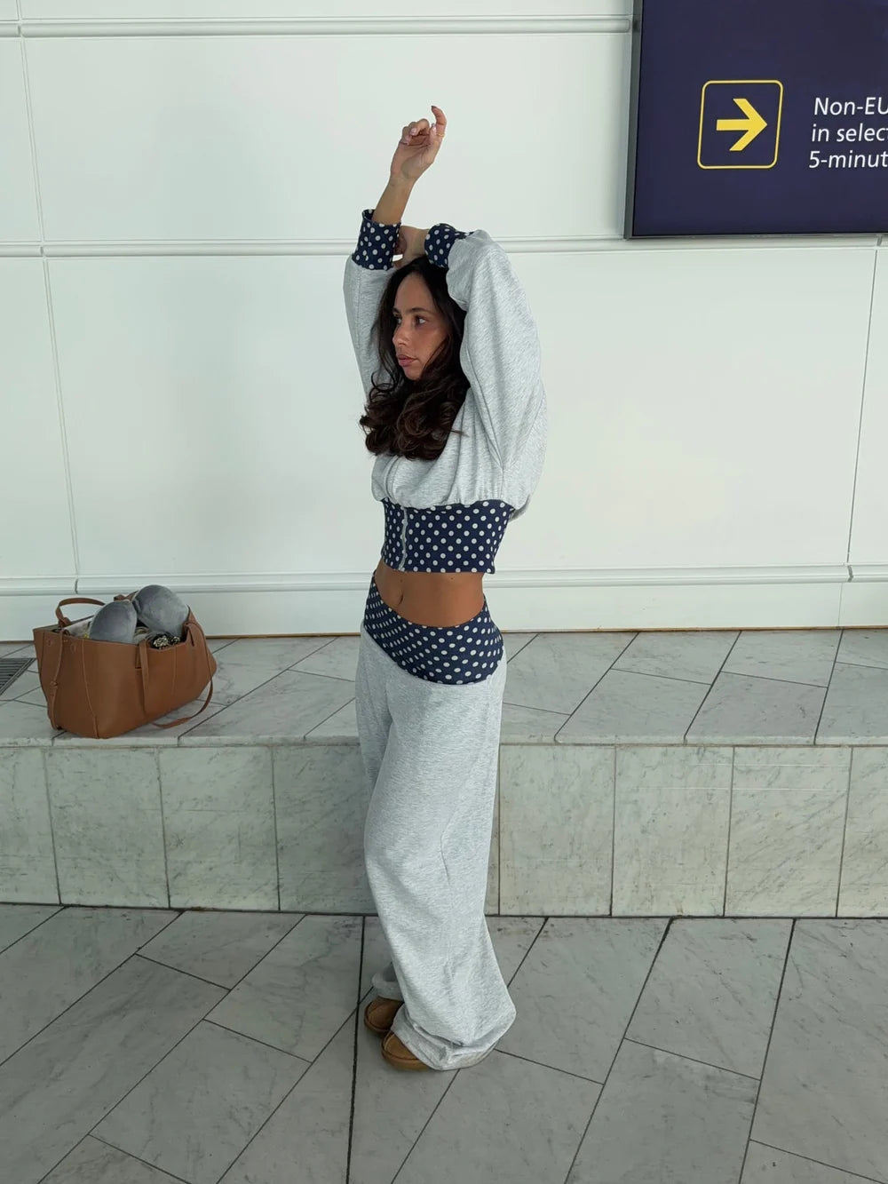 May sweatpants with polka dots