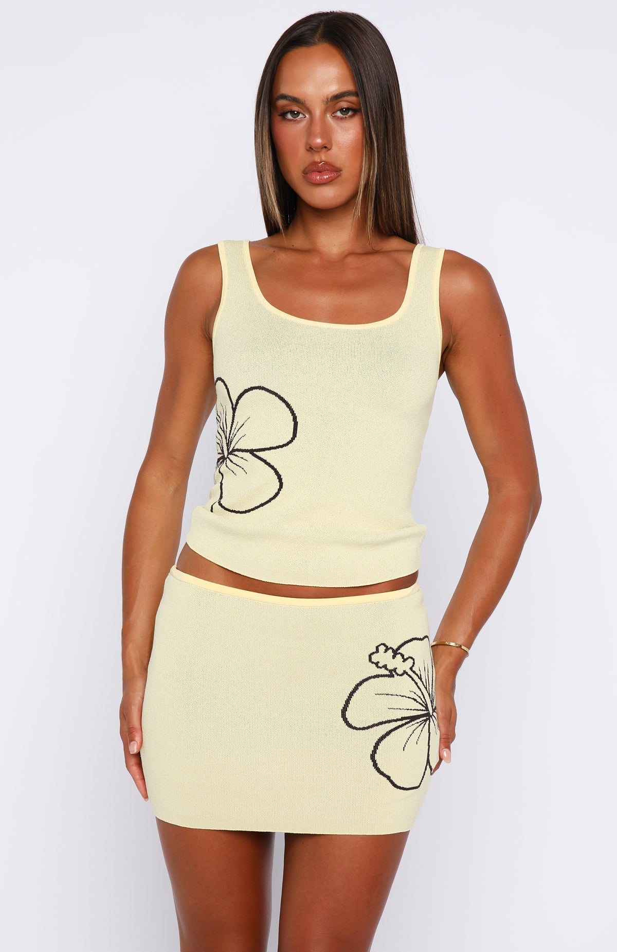 Lise Knit Mini Skirt